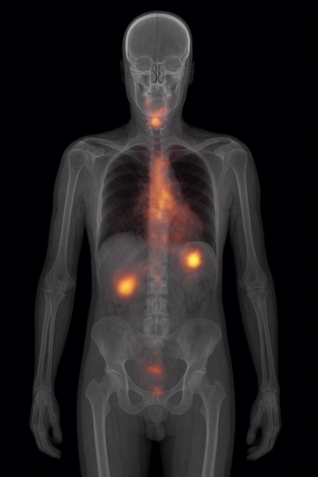 PET CT después de un año de tratamiento
